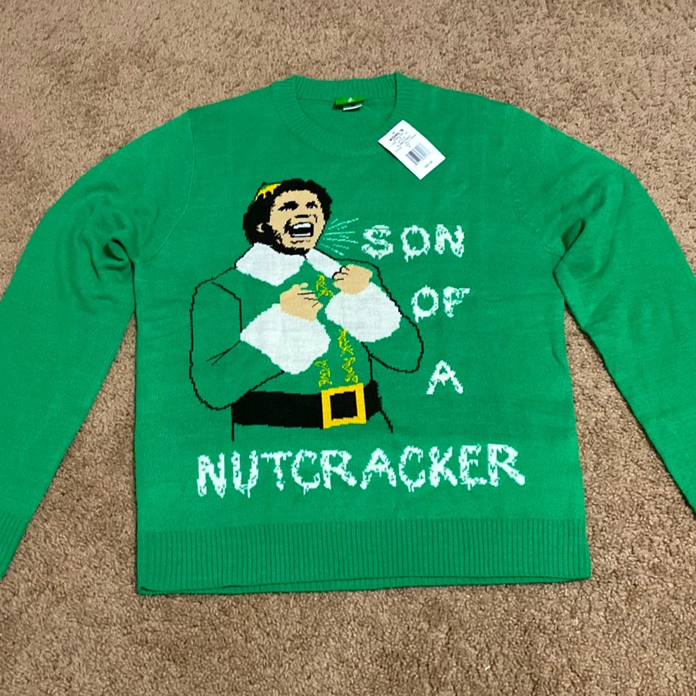 NWT - Elf - Ugly Christmas Sweater - Medium